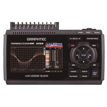 Data logger de 10 calaes con pantalla de 4.3" a color