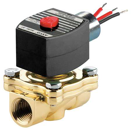 Válvula solenoide de 2 vías NPT de 2 vías Orificio de 24VDC 1-3 / 4" Asco EF8210G100