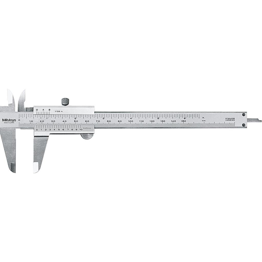 Calibrador Vernier de acero inoxidable Rango: 0 – 6” Mitutoyo serie 530-312