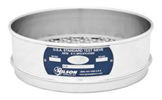 Tamiz de 8" acero inoxidable altura completa Nº 400 (38um) / Gilson / V8SF # 400