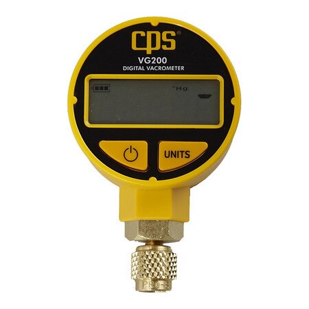 Vacuómetro, digital, abocardado de 1/4" Fabricante # VG200 Zoro # G1458718