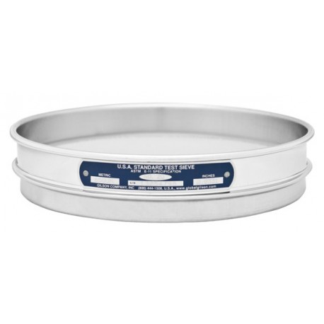 Tamiz de 8" acero inoxidable altura media Nº120 (125 um) Gilson V8SH # 120