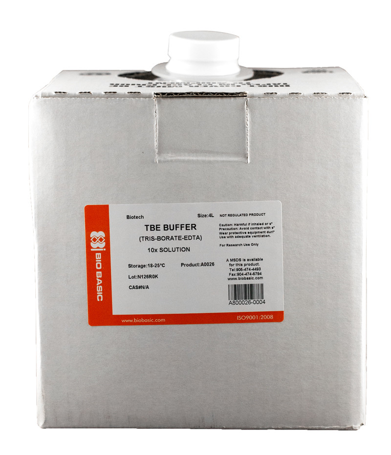 Buffer TBE (Tris-Borato-EDTA), Solución 10X | Biobasic A0026