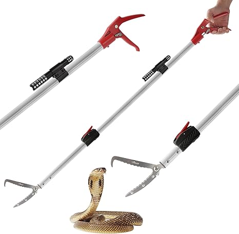 Pinzas para atrapar serpientes de 86 pulgadas
