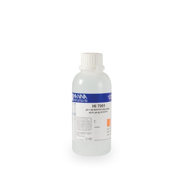 Buffer pH 1,68 - Resolución  : 0,01 - Volumen  : 230 ml