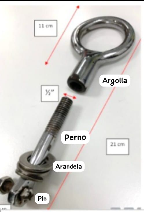 Kit de seguro para la tapa de autoclave Fravill (copiar)