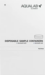 Copa para muestras – caja X 500 und (base y tapa) para Pawkit