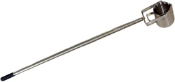 Cucharón/dipper de polipropileno de 16 oz/500 ml, tazón de 4 "de diámetro, mango de HDPE de 72" L