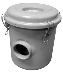 Bote de Filtro de Vacío Atlantic Blowers AB11003, 2" (Accesorio de AB-502) Cod: WGB887885