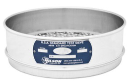 Tamiz de 8", totalmente inoxidable, altura completa, 1-1/2" (37.5 mm) Gilson V8SF 1-1/2"