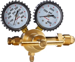 Regulador de nitrógeno SPARC 0-600PSI CGA580 Entrada, salida acampanada de 1/4"